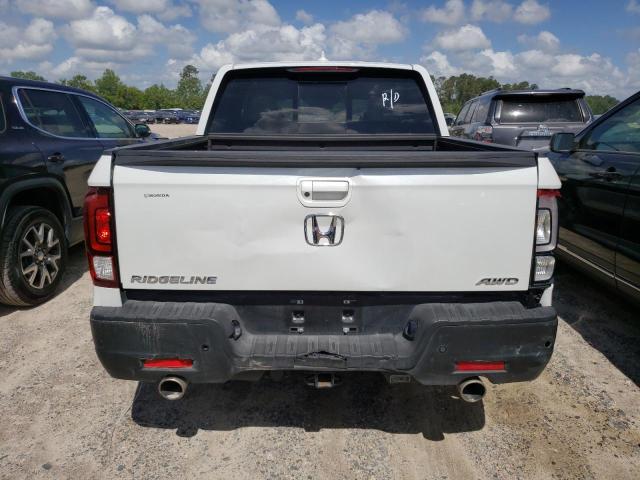 5FPYK3F71NB005484 - 2022 HONDA RIDGELINE RTL WHITE photo 6