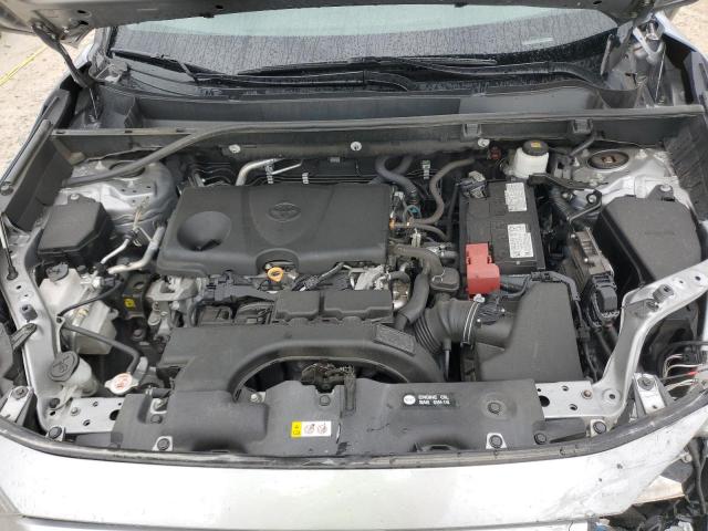 2T3W1RFV5MW114169 - 2021 TOYOTA RAV4 XLE SILVER photo 12