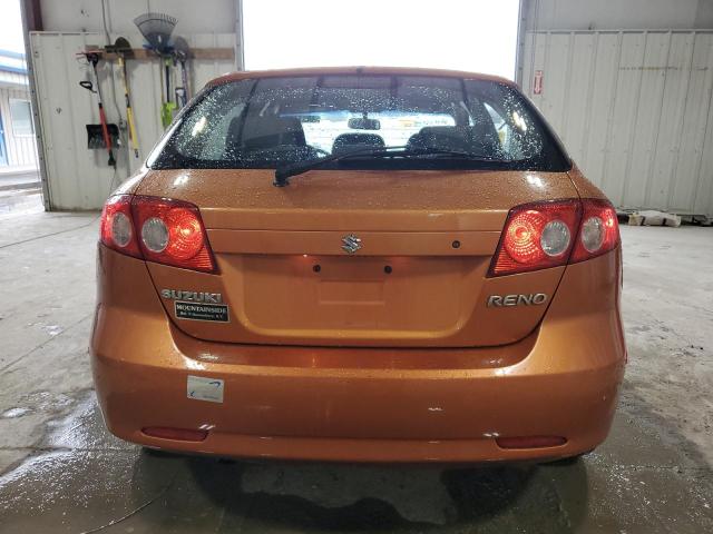 KL5JD66Z27K537247 - 2007 SUZUKI RENO BASE ORANGE photo 6