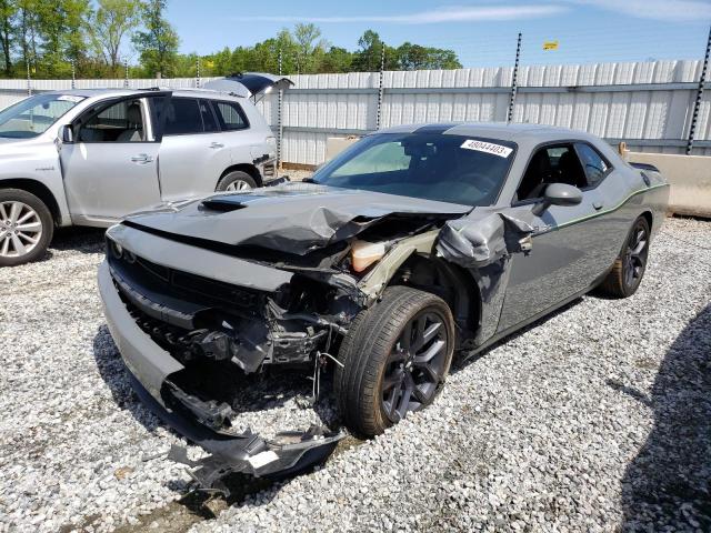 2C3CDZBT9KH592966 - 2019 DODGE CHALLENGER R/T GRAY photo 1