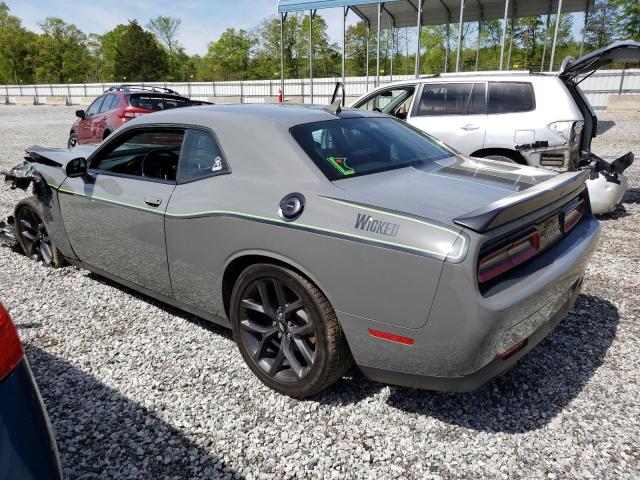 2C3CDZBT9KH592966 - 2019 DODGE CHALLENGER R/T GRAY photo 2