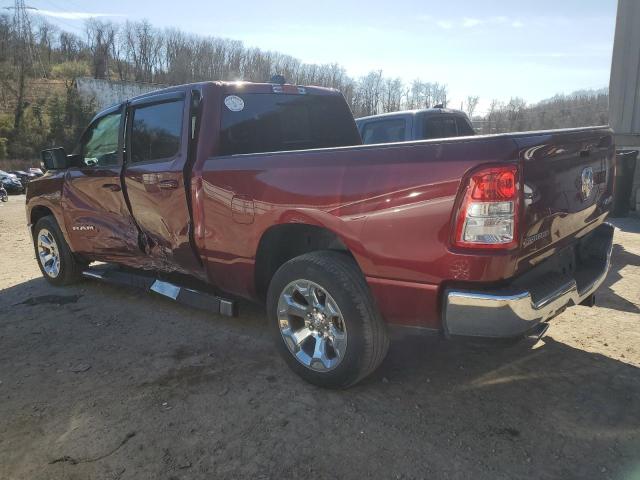 1C6SRFMT3MN664203 - 2021 RAM 1500 BIG HORN/LONE STAR BURGUNDY photo 2