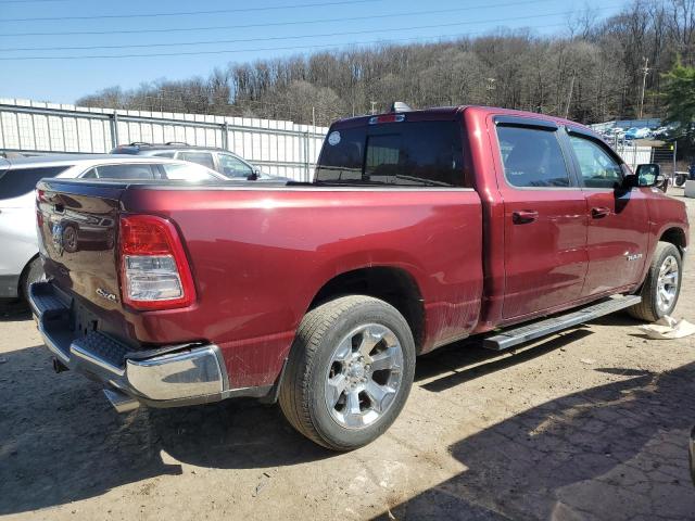 1C6SRFMT3MN664203 - 2021 RAM 1500 BIG HORN/LONE STAR BURGUNDY photo 3