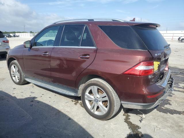 4JGDA5HB1FA486771 - 2015 MERCEDES-BENZ ML 350 4MATIC BROWN photo 2