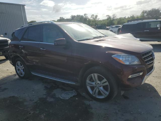 4JGDA5HB1FA486771 - 2015 MERCEDES-BENZ ML 350 4MATIC BROWN photo 4