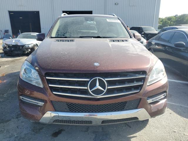 4JGDA5HB1FA486771 - 2015 MERCEDES-BENZ ML 350 4MATIC BROWN photo 5