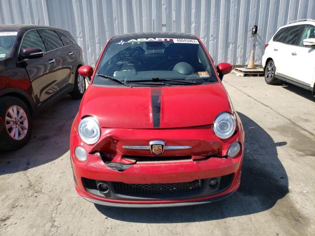 3C3CFFFH9FT603539 - 2015 FIAT 500 ABARTH RED photo 5