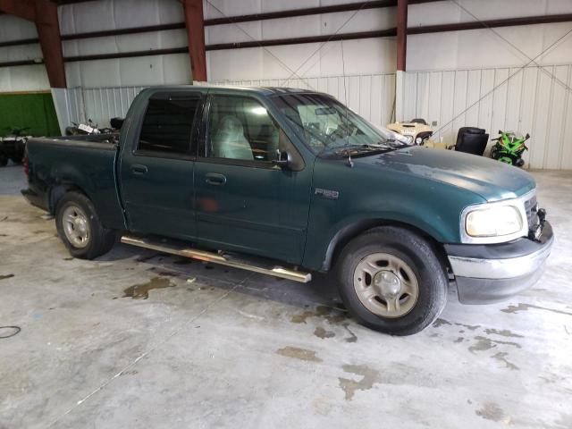 1FTRW07W11KD95375 - 2001 FORD F150 SUPERCREW GREEN photo 4