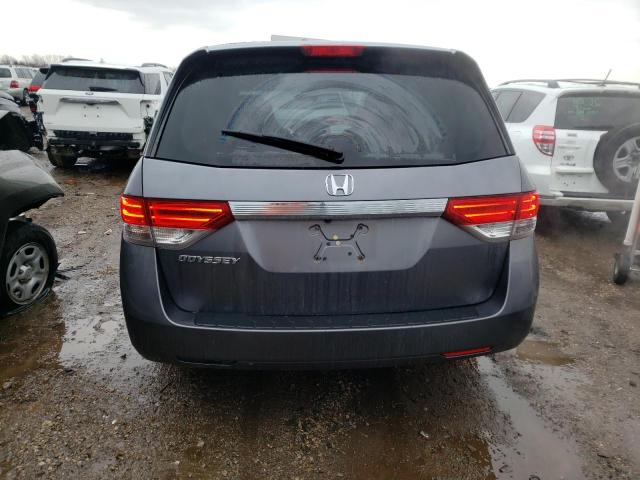 5FNRL5H44EB019243 - 2014 HONDA ODYSSEY EX GRAY photo 6