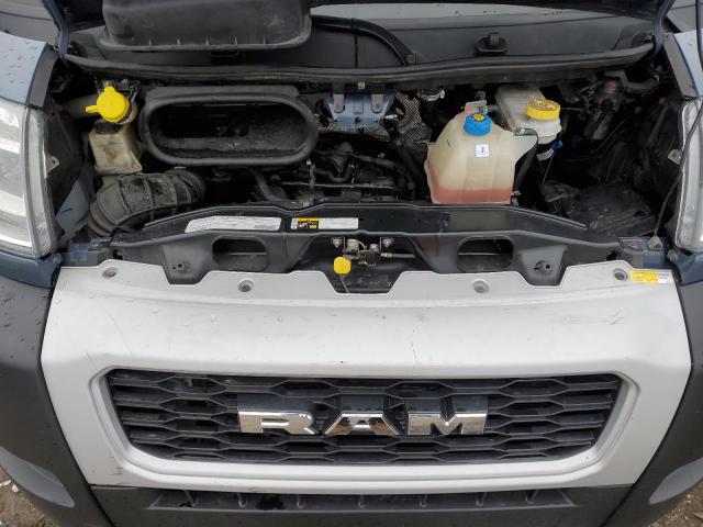 3C6URVJG7KE551673 - 2019 RAM PROMASTER 3500 HIGH ლურჯი ფოტო 12