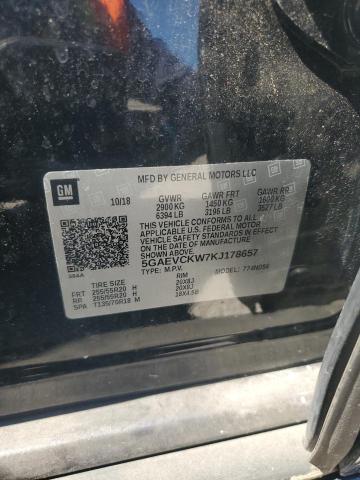 5GAEVCKW7KJ178657 - 2019 BUICK ENCLAVE AVENIR BLACK photo 13