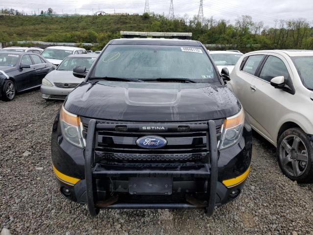 1FM5K8AR6EGB19936 - 2014 FORD EXPLORER POLICE INTERCEPTOR TWO TONE photo 5