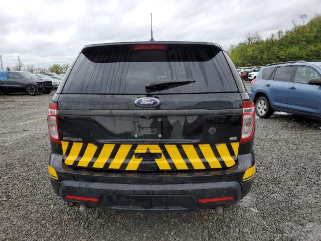 1FM5K8AR6EGB19936 - 2014 FORD EXPLORER POLICE INTERCEPTOR TWO TONE photo 6