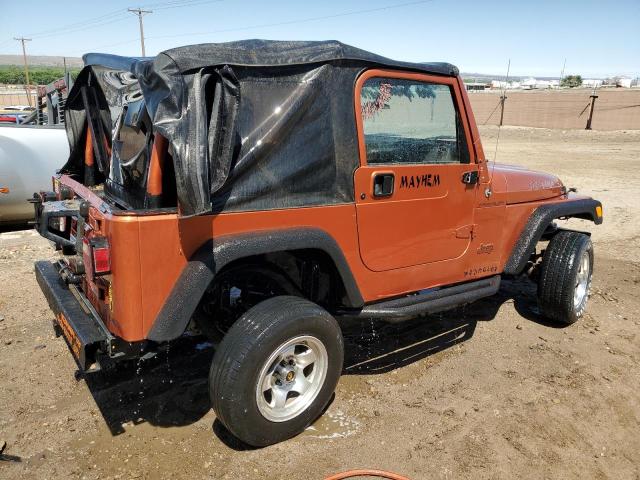 1J4FA29PX2P743059 - 2002 JEEP WRANGLER / SE ORANGE photo 3