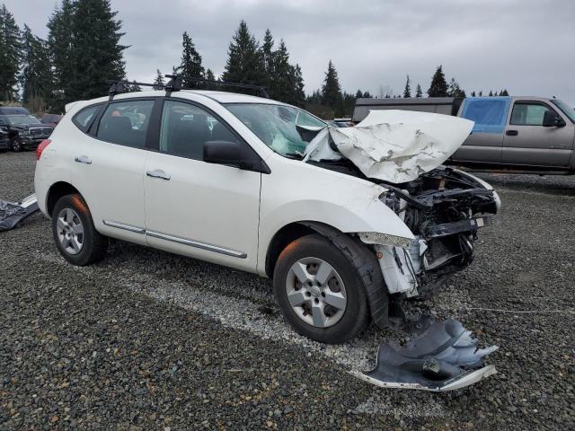 JN8AS5MT6DW031129 - 2013 NISSAN ROGUE S WHITE photo 4