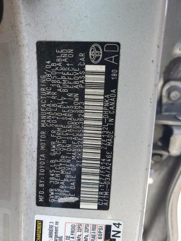 2T1KR32E65C362873 - 2005 TOYOTA COROLLA MA XR SILVER photo 12