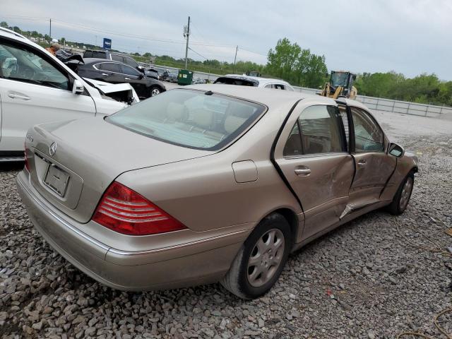 WDBNG70J3YA048955 - 2000 MERCEDES-BENZ S 430 TAN photo 3