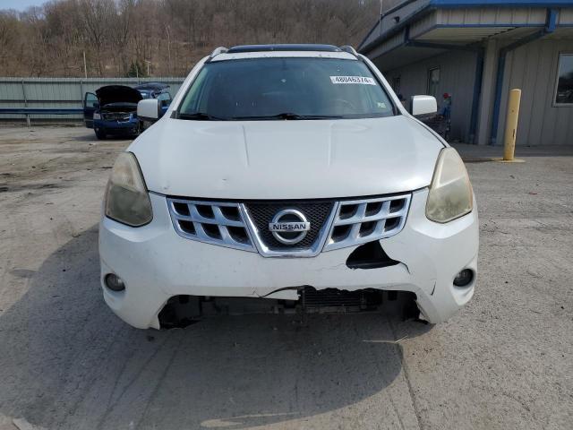 JN8AS5MV4BW255188 - 2011 NISSAN ROGUE S WHITE photo 5