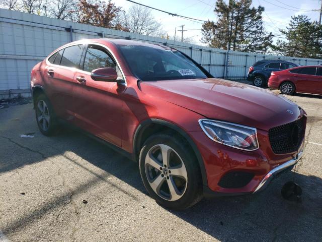 WDC0J4KB2JF395214 - 2018 MERCEDES-BENZ GLC COUPE 300 4MATIC RED photo 4