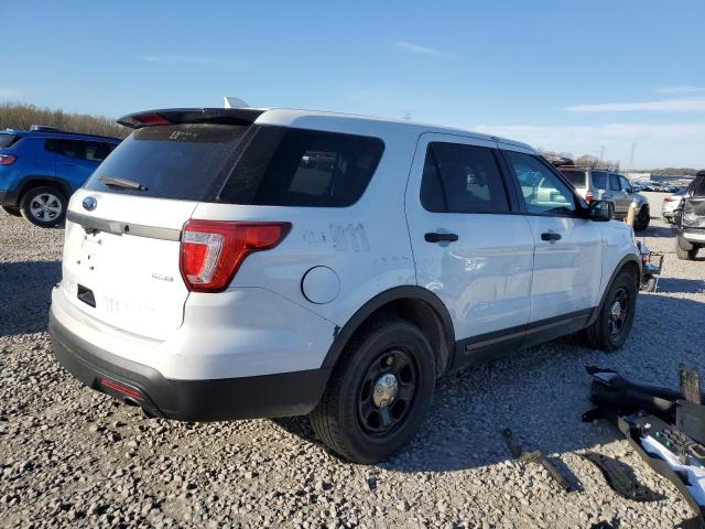 1FM5K8AR3GGA63800 - 2016 FORD EXPLORER POLICE INTERCEPTOR 白色 照片 3