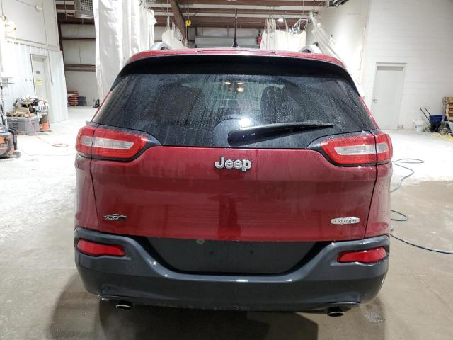 1C4PJLCS8EW106274 - 2014 JEEP CHEROKEE LATITUDE RED photo 6