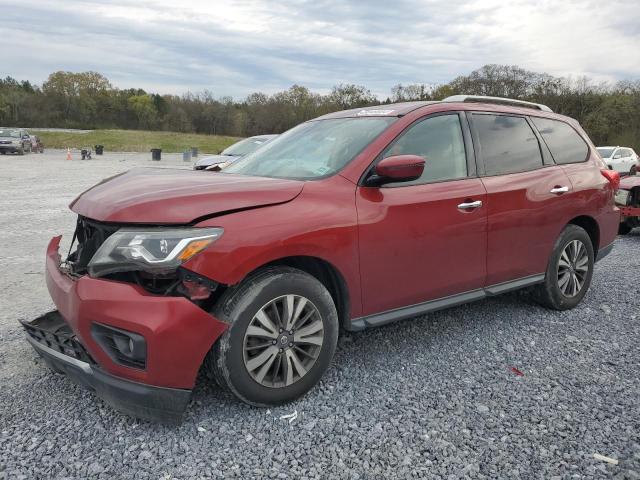 5N1DR2MN0HC665799 - 2017 NISSAN PATHFINDER S RED photo 1