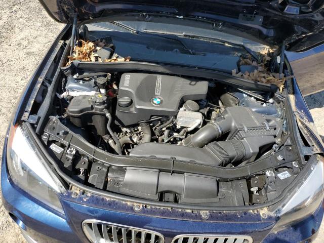 WBAVM1C50FV498975 - 2015 BMW X1 SDRIVE28I BLUE photo 11