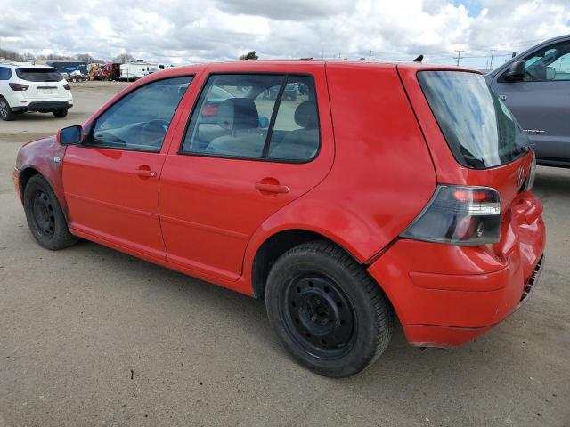 WVWGH21J8YW757411 - 2000 VOLKSWAGEN GOLF GLS RED photo 2