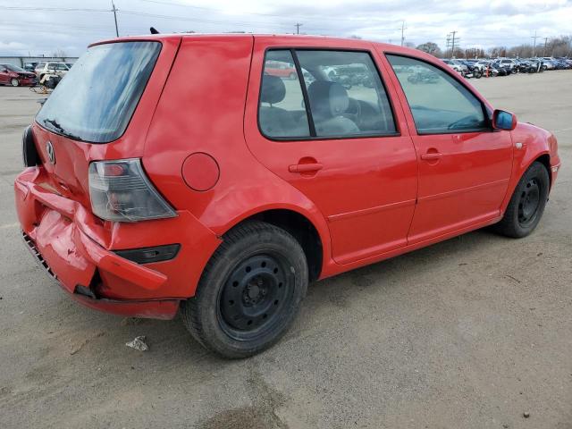 WVWGH21J8YW757411 - 2000 VOLKSWAGEN GOLF GLS RED photo 3