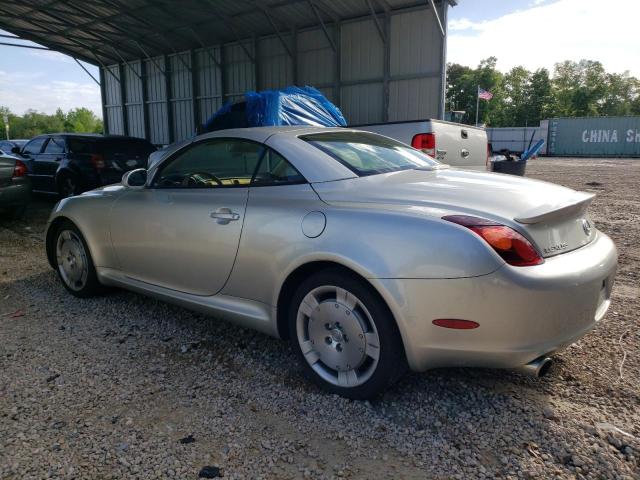 JTHFN48Y520006410 - 2002 LEXUS SC 430 SILVER photo 2