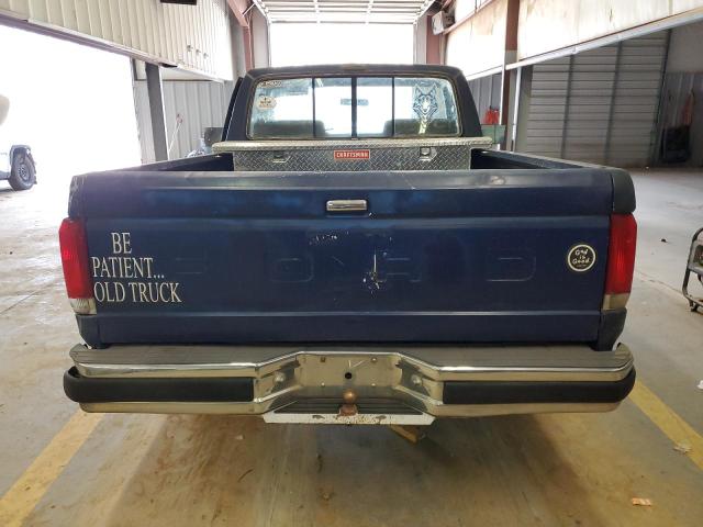 1FTDF15Y6MNA42718 - 1991 FORD F150 BLUE photo 6