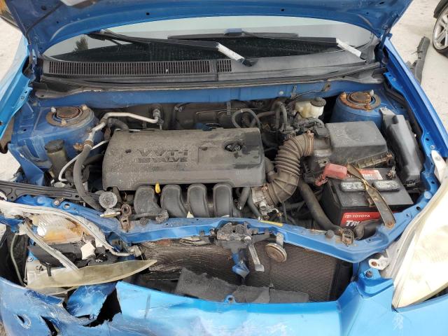 2T1KR30E37C662361 - 2007 TOYOTA COROLLA MA XR BLUE photo 11