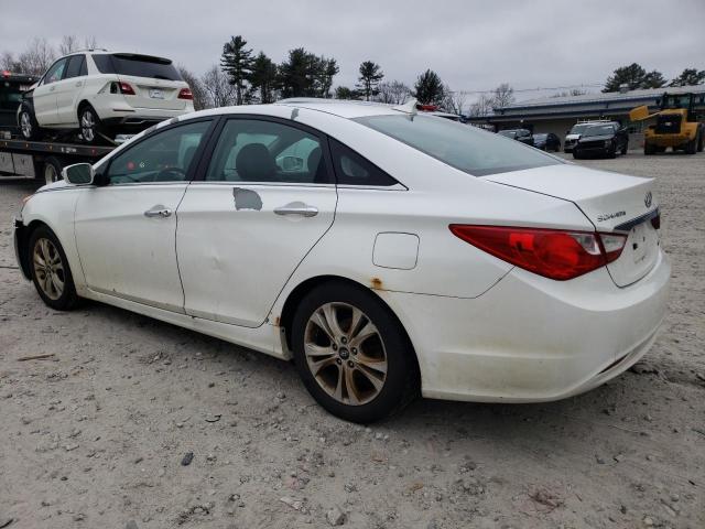 5NPEC4AC1BH007252 - 2011 HYUNDAI SONATA SE WHITE photo 2