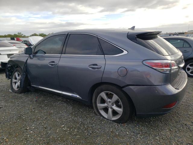 JTJZB1BA0D2008331 - 2013 LEXUS RX 450 GRAY photo 2