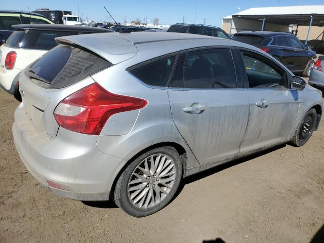 1FADP3N26EL209148 - 2014 FORD FOCUS TITANIUM SILVER photo 3