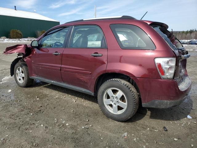 2CNDL23F396231401 - 2009 CHEVROLET EQUINOX LS MAROON photo 2