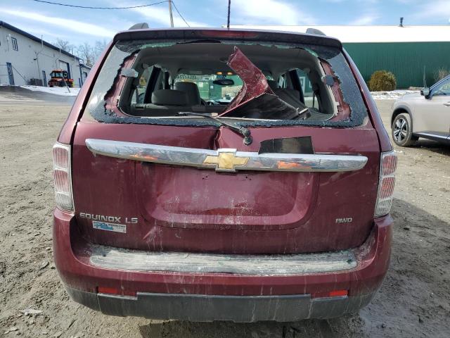 2CNDL23F396231401 - 2009 CHEVROLET EQUINOX LS MAROON photo 6