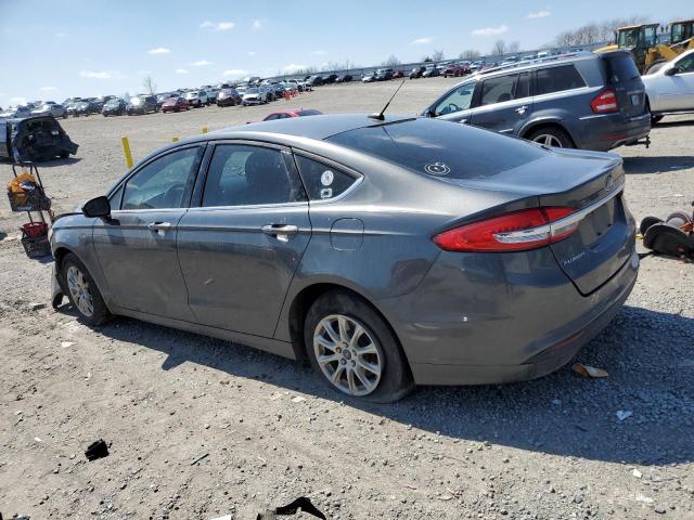 3FA6P0G72HR297654 - 2017 FORD FUSION S CHARCOAL photo 2