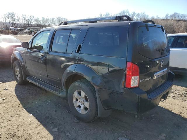 5N1AR18W15C726556 - 2005 NISSAN PATHFINDER LE შავი ფოტო 2