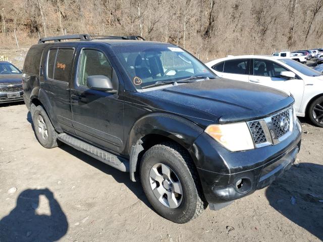 5N1AR18W15C726556 - 2005 NISSAN PATHFINDER LE შავი ფოტო 4