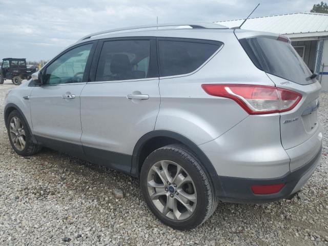 1FMCU0JX4EUB46183 - 2014 FORD ESCAPE TITANIUM SILVER photo 2