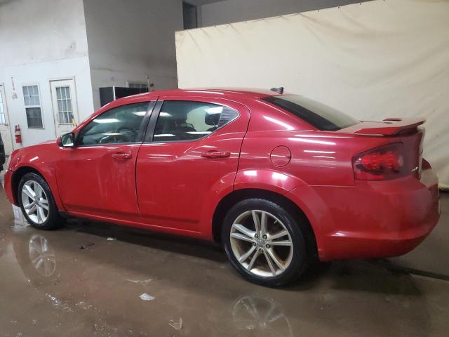 1C3CDZCB5DN675374 - 2013 DODGE AVENGER SXT RED photo 2