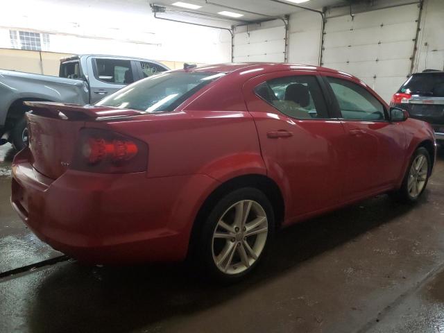 1C3CDZCB5DN675374 - 2013 DODGE AVENGER SXT RED photo 3