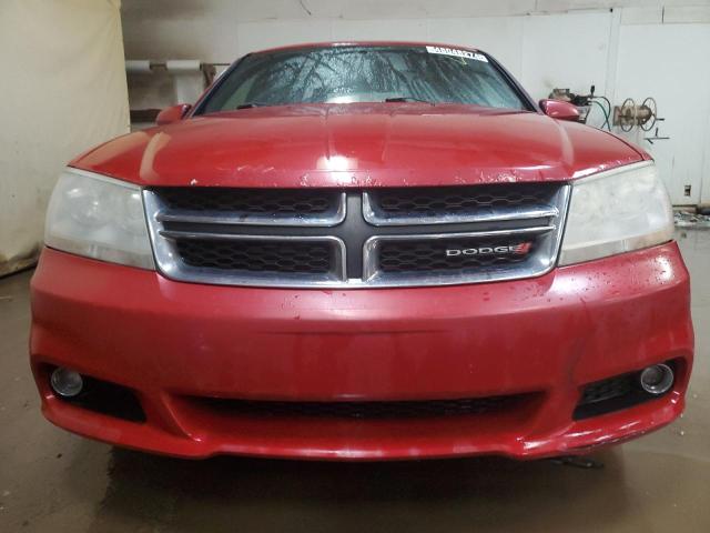 1C3CDZCB5DN675374 - 2013 DODGE AVENGER SXT RED photo 5