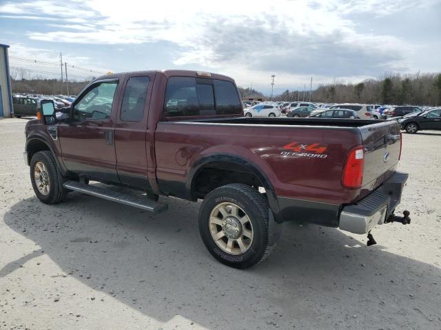 1FTWX31599EA48596 - 2009 FORD F350 SUPER DUTY BURGUNDY photo 2