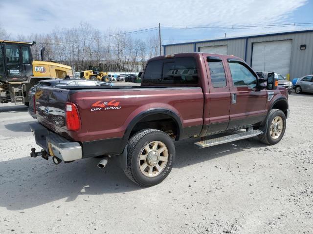 1FTWX31599EA48596 - 2009 FORD F350 SUPER DUTY BURGUNDY photo 3