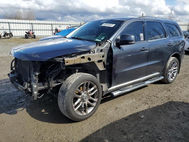 1C4RDJDG1CC253520 - 2012 DODGE DURANGO CREW BLUE photo 1