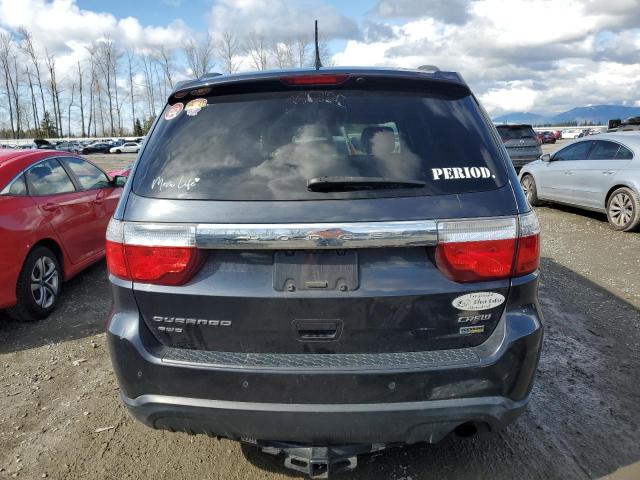 1C4RDJDG1CC253520 - 2012 DODGE DURANGO CREW BLUE photo 6