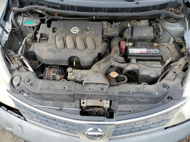 3N1BC13E47L430725 - 2007 NISSAN VERSA S GRAY photo 11