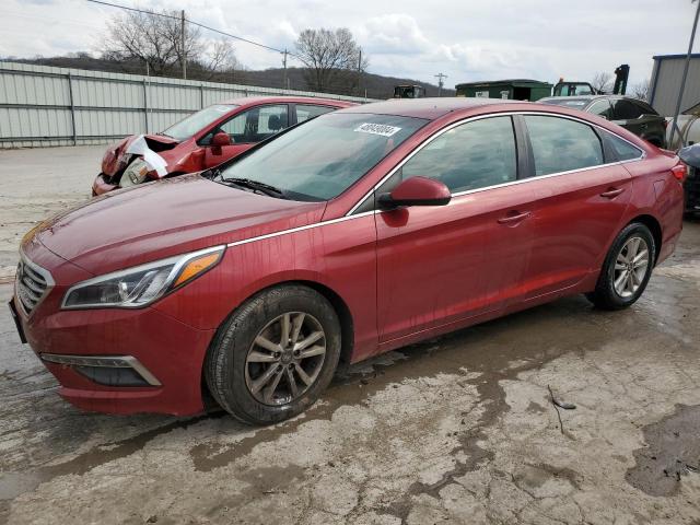 5NPE24AF3FH235675 - 2015 HYUNDAI SONATA SE RED photo 1